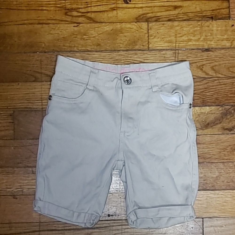 Khaki Shorts For Girls Size 6x